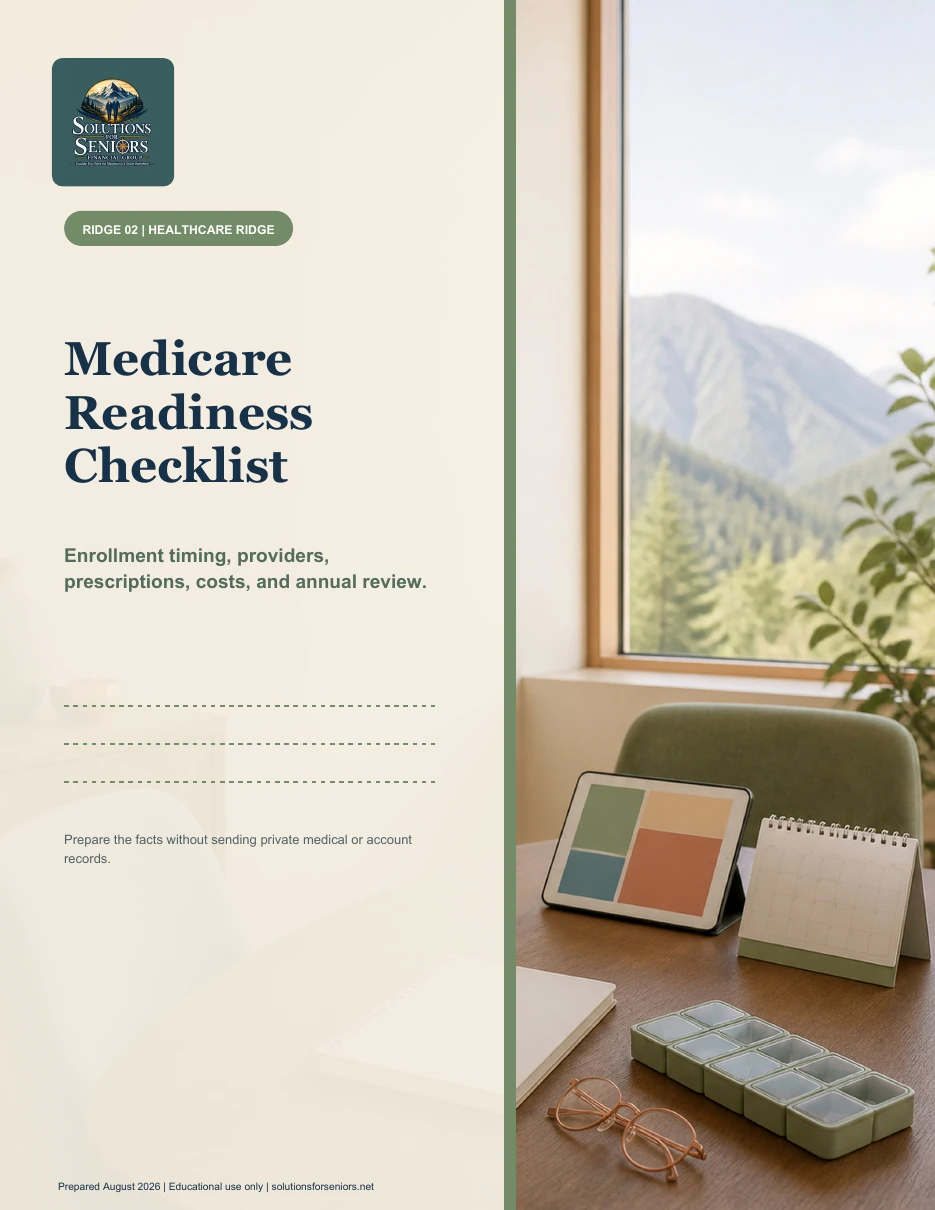 Cover of Healthcare Ridge: Medicare Readiness Checklist