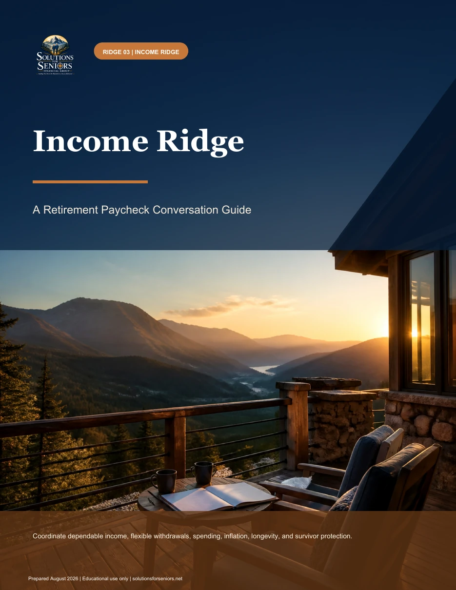 Cover of Income Ridge: Retirement Paycheck Conversation Guide